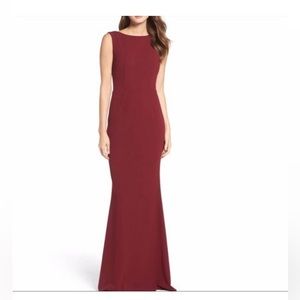 NWT! Burgundy Evening Gown